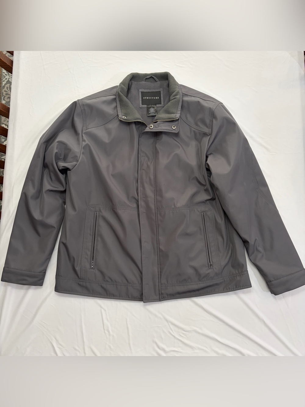 Structure Men's Charcoal Gray Lightweight Jacket